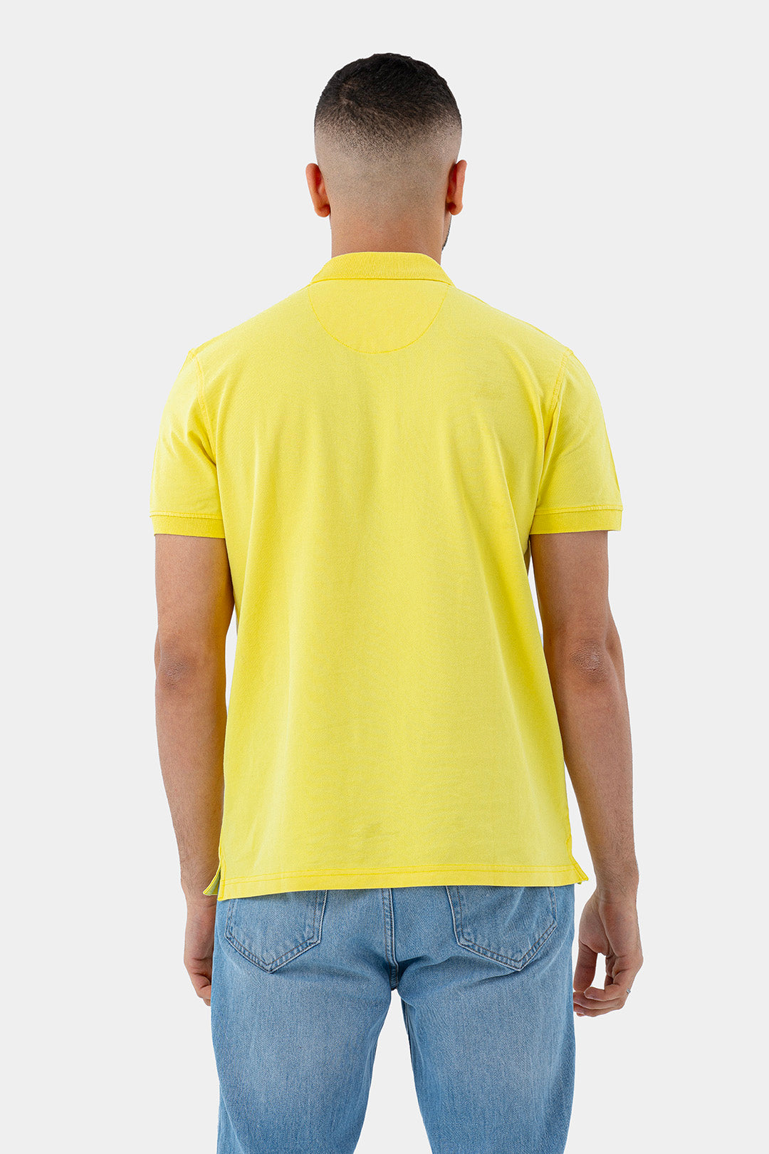 Yellow Basic Polo Shirt