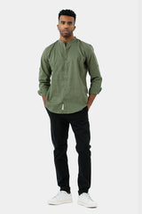 Oily linen Slim Fit Shirt