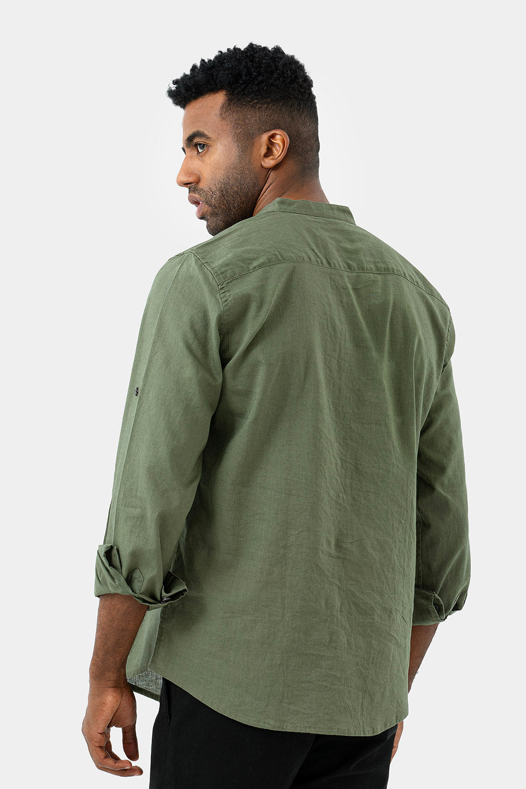 Oily linen Slim Fit Shirt