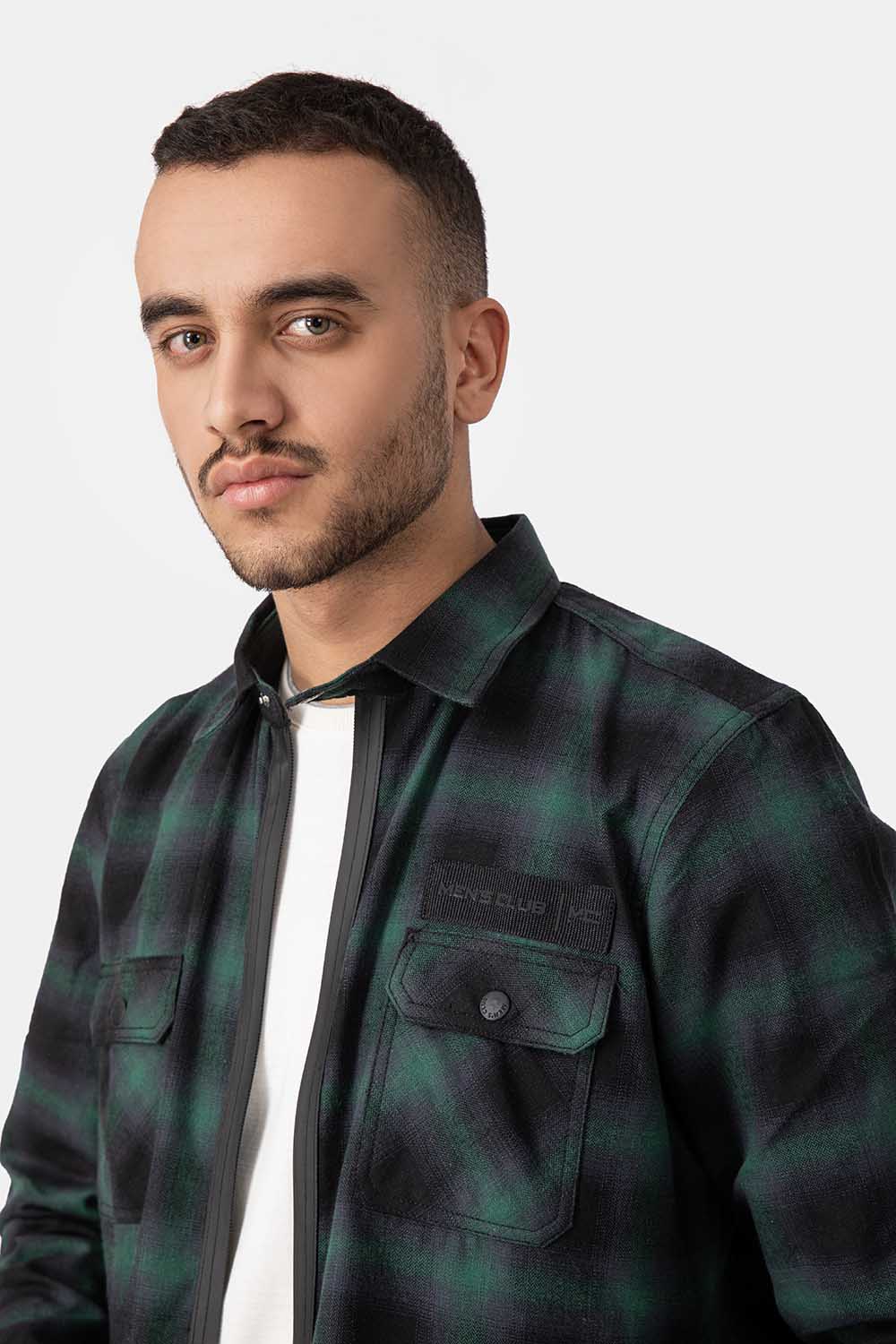 Green Flannel Shirt