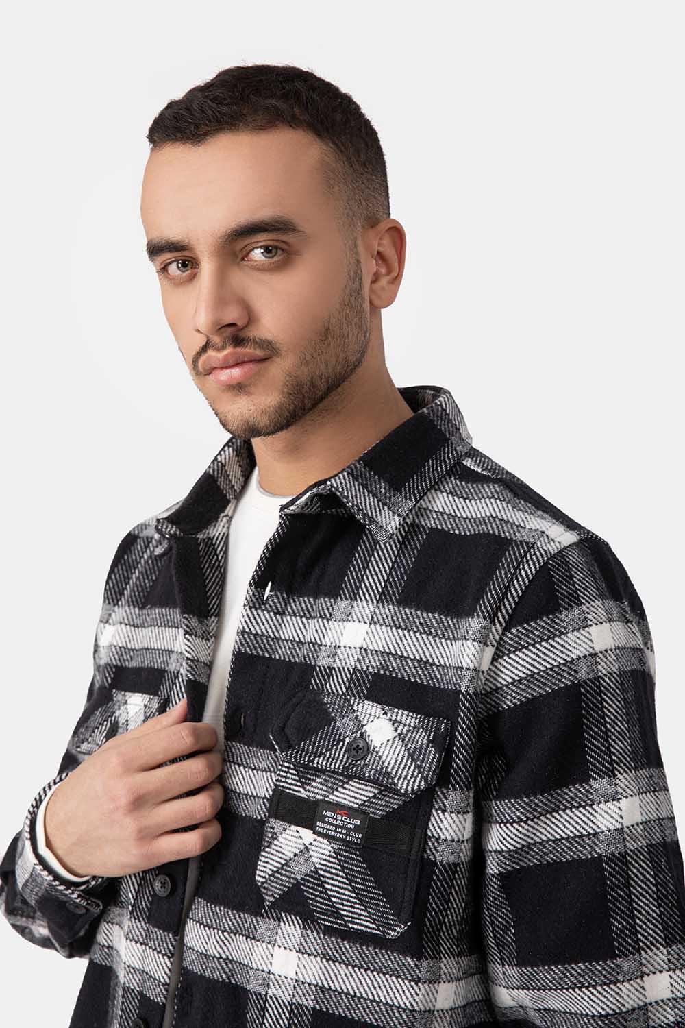 Black Flannel Shirt