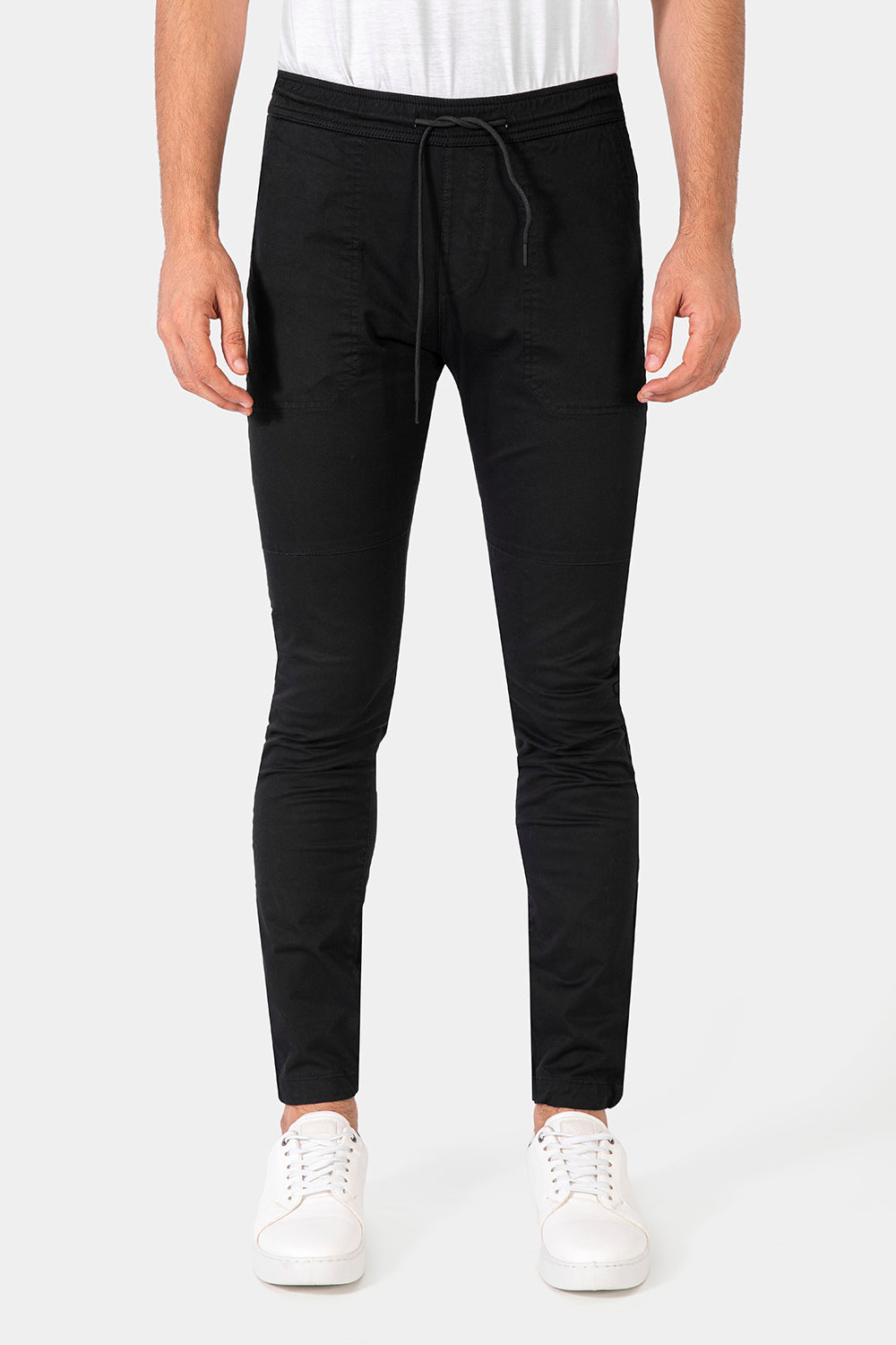 Black Slim Fit Jogger Pants