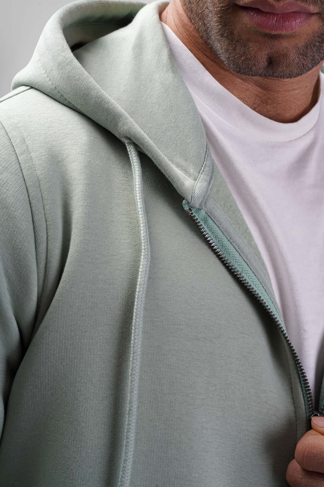 Full Zipper Hoodie Sweatshirt