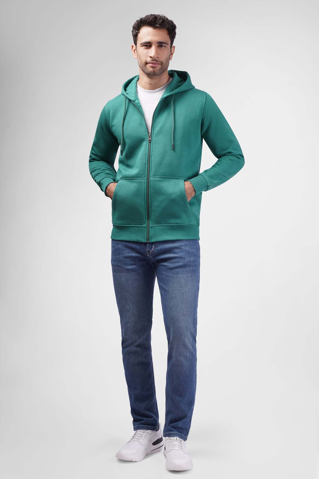 Full Zipper Hoodie Sweatshirt