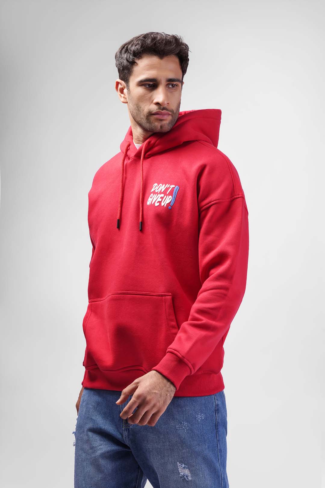 over size printed hoodie sweatshirt