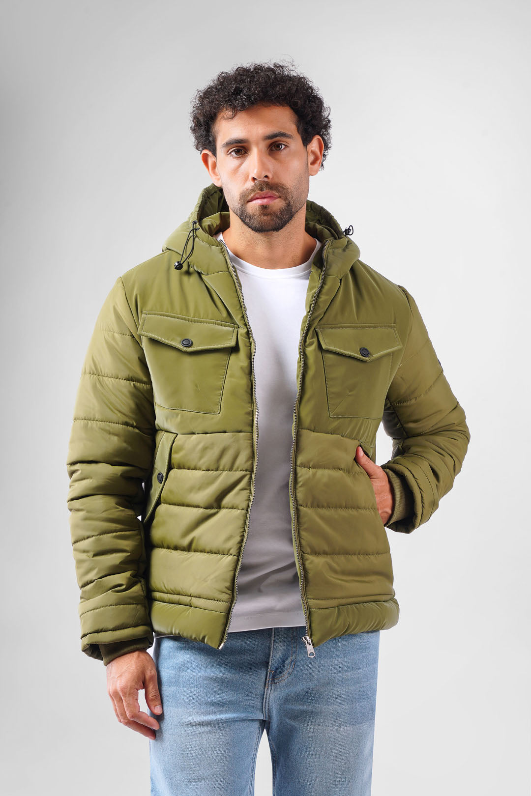 Slim Fit Puffer Jacket