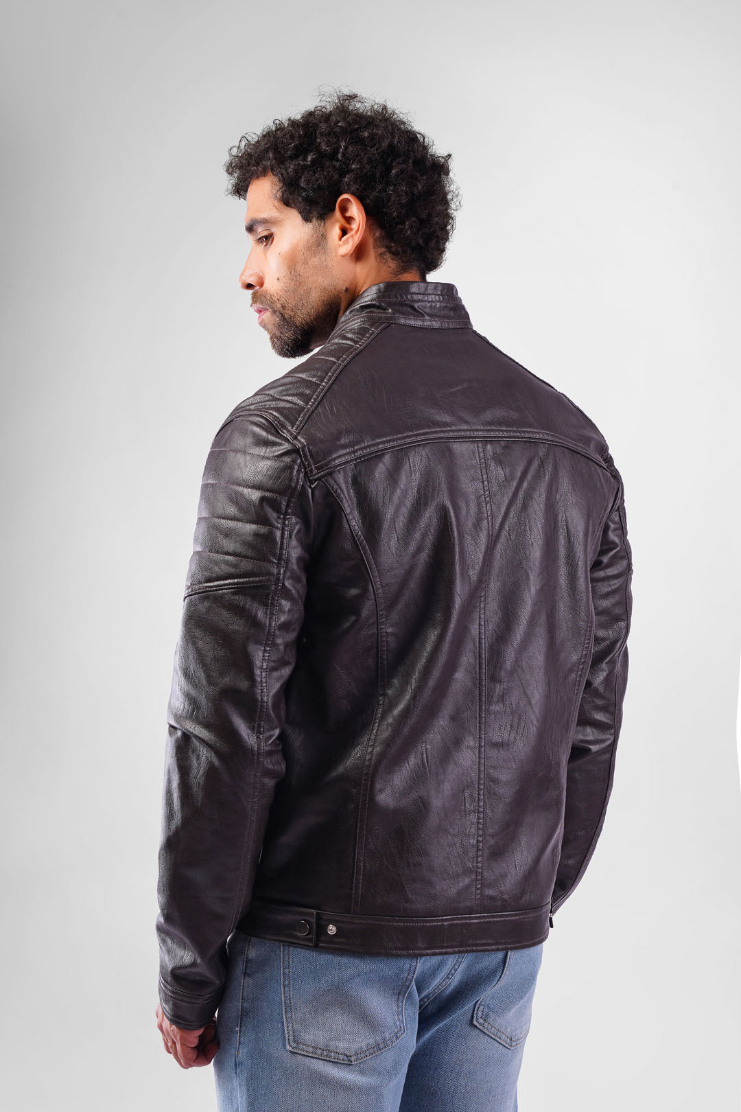 Slim Fit Leather Jacket