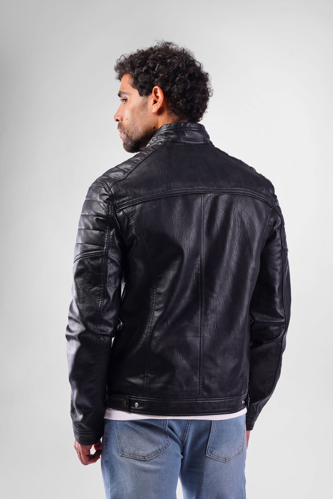 Slim Fit Leather Jacket