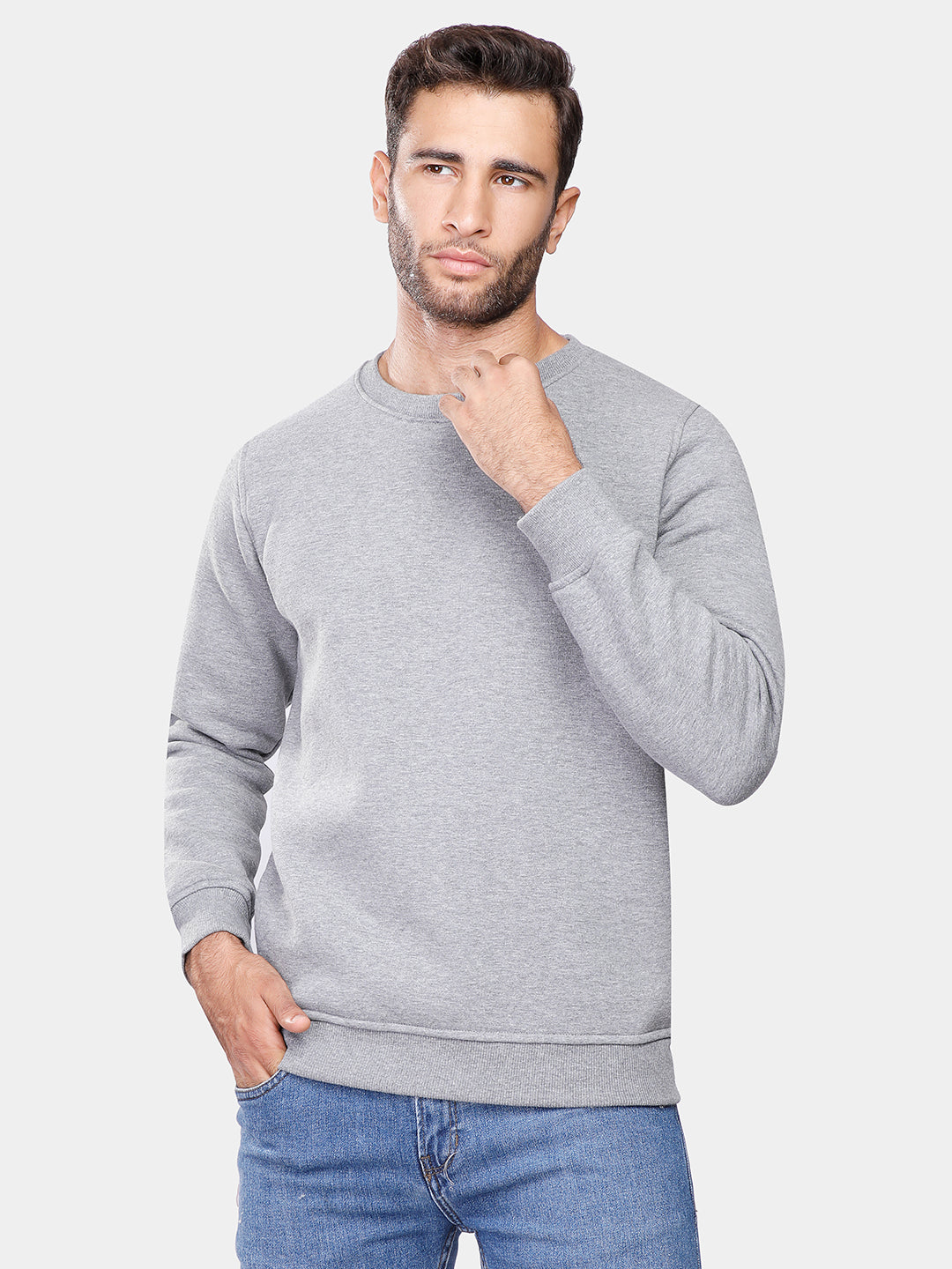 Basic Crew Neck Sweatshirt