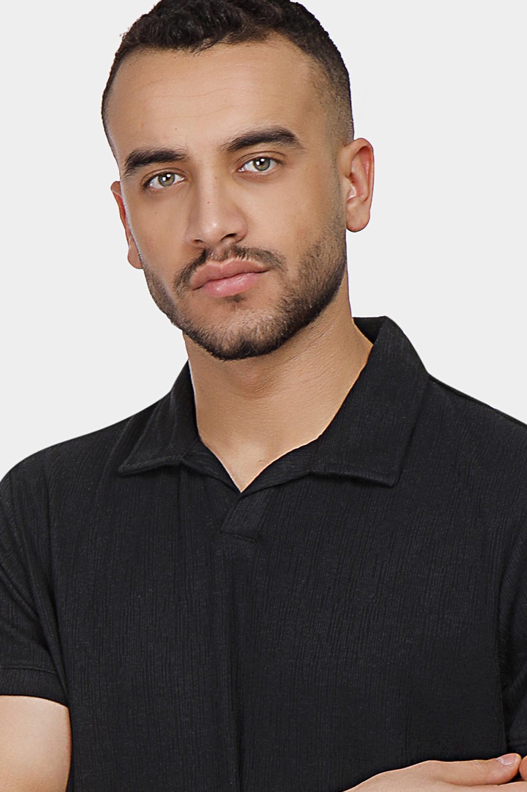 Black Basic Polo Shirt