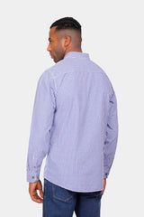 Blue Checked Slim Fit Shirt