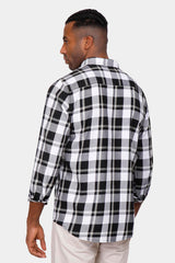 Black Checked Slim Fit Shirt