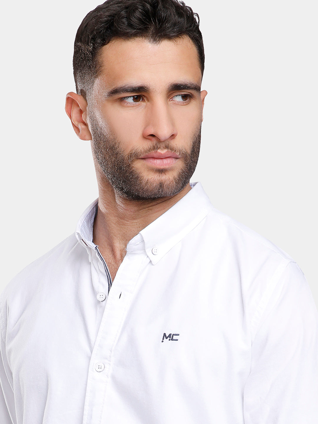 White Soft Oxford Slim Fit Shirt