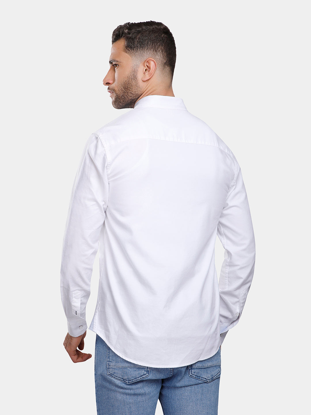 White Soft Oxford Slim Fit Shirt