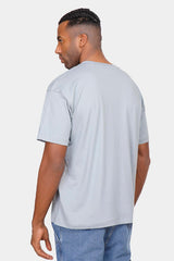 grey basic crew neck t-shirt