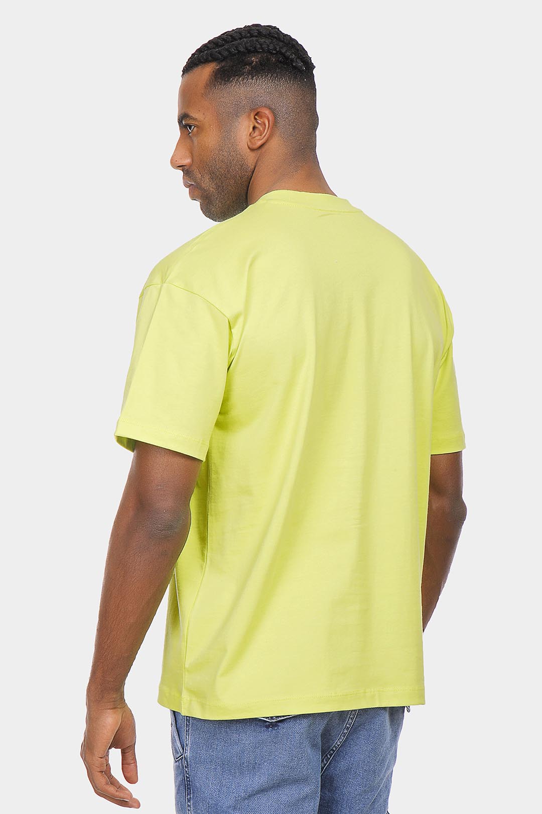 light green basic crew neck t-shirt