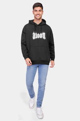 Black Hoodie Over Size Sweatshirt