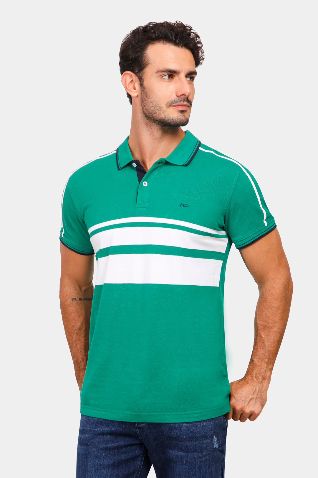 polo-shirt-baisc-slim-fit-summer -green