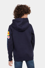 navy hoodie sweatshirt