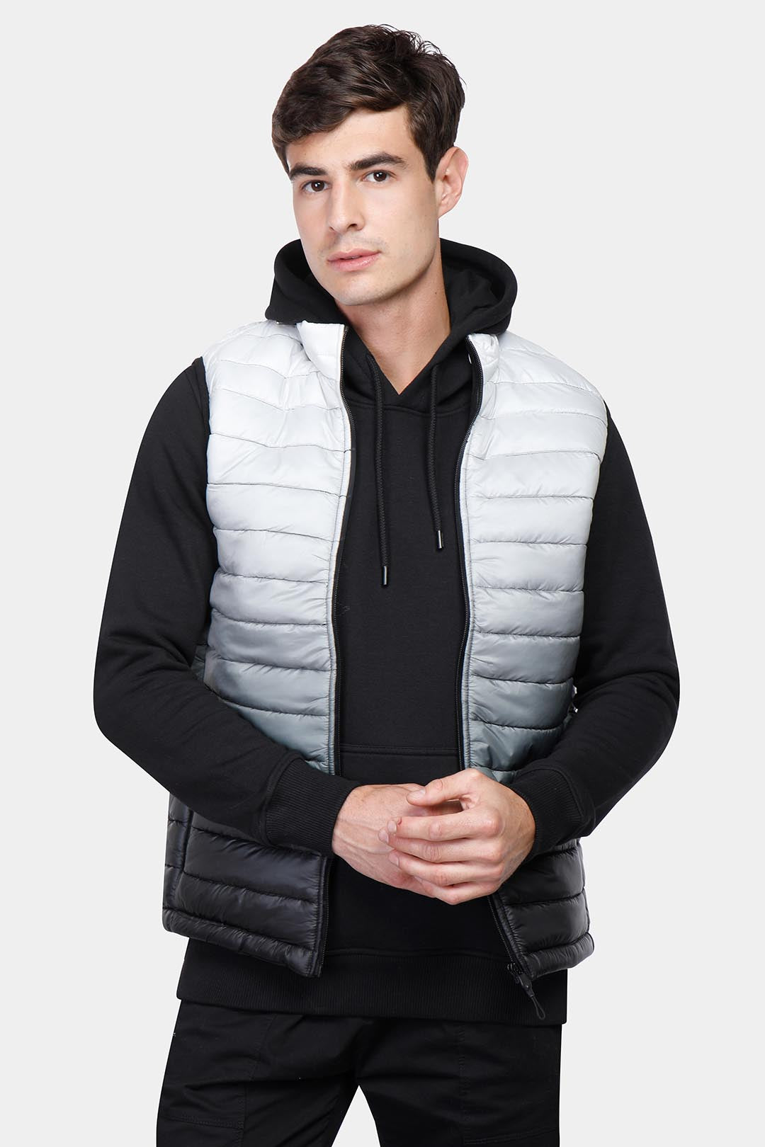 Oily Slim Fit Casual Vest