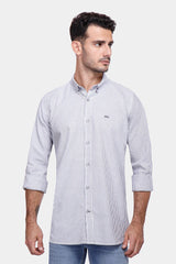 Black Striped Slim Fit Shirt