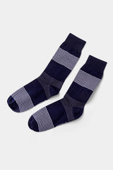 Navy Towel Socks