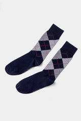 Navy Towel Socks