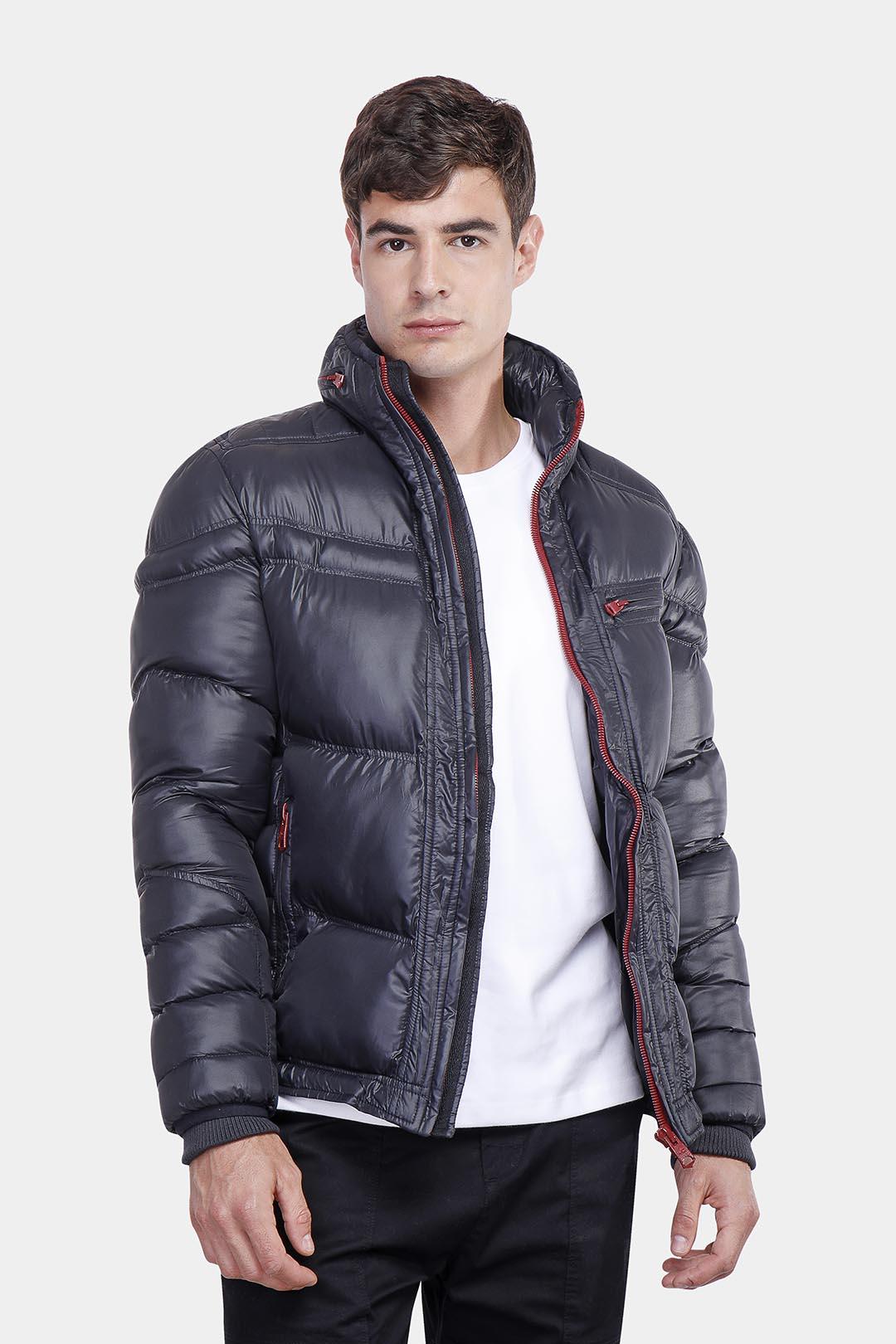 Navy Puffer Jacket