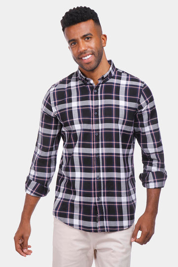 Oily Checked Slim Fit Shirt