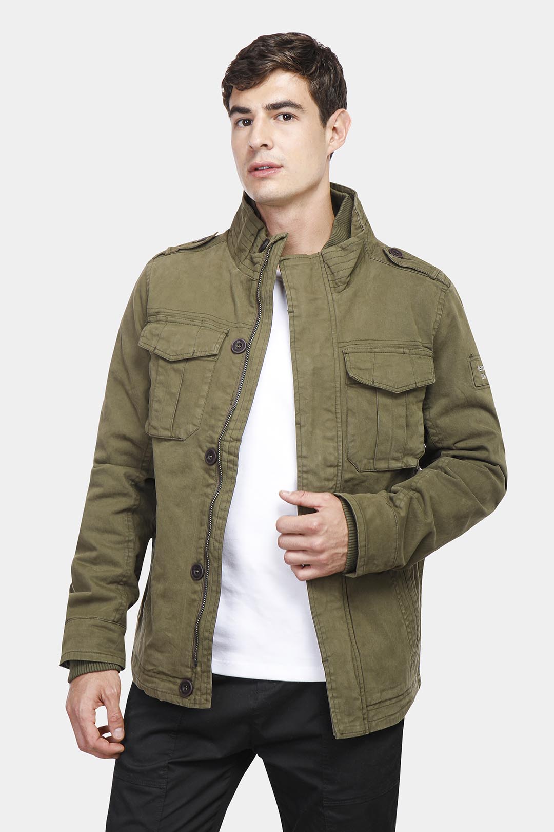 Khaki Casual Jacket