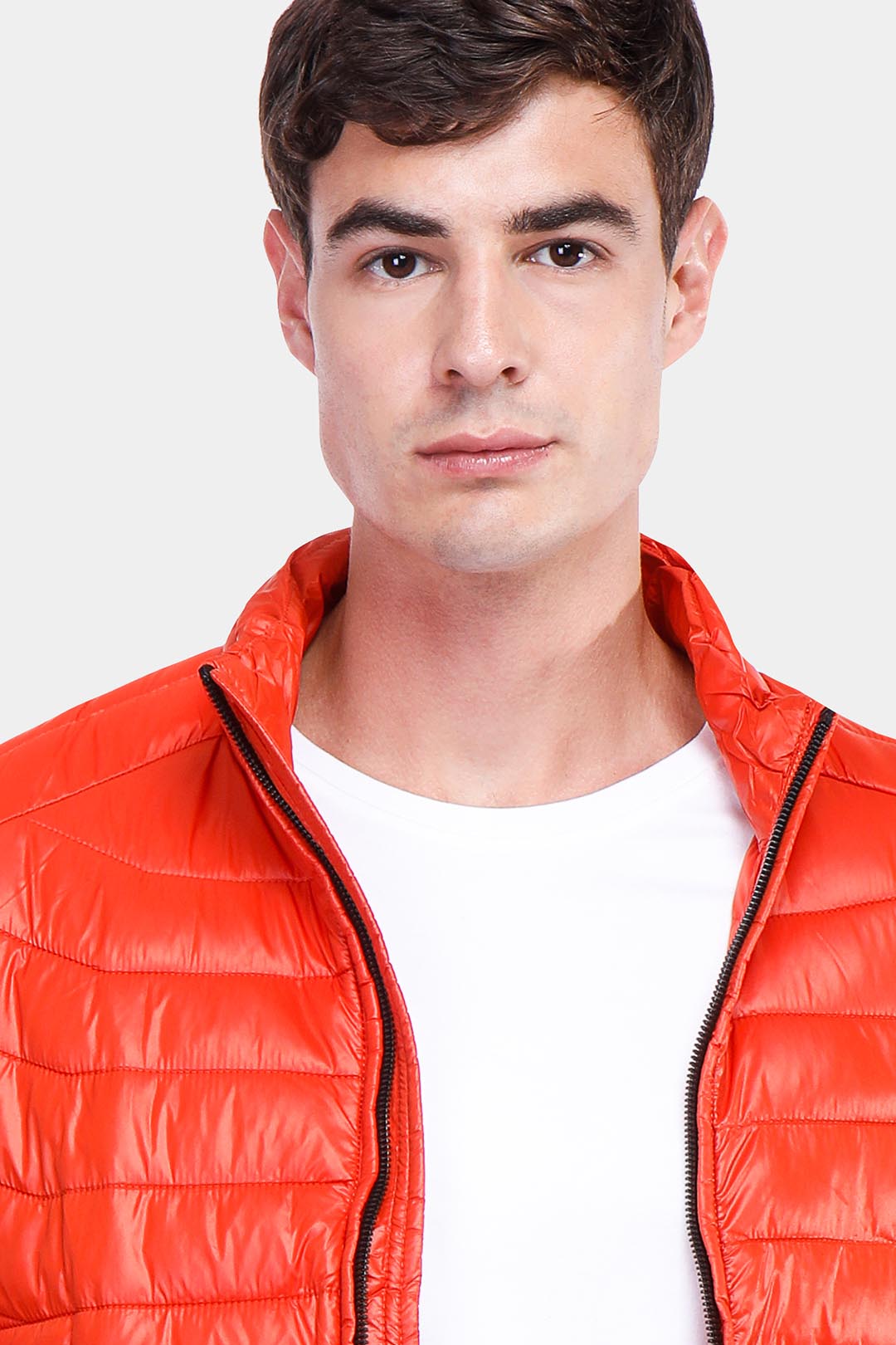 Orange Bomber Jacket