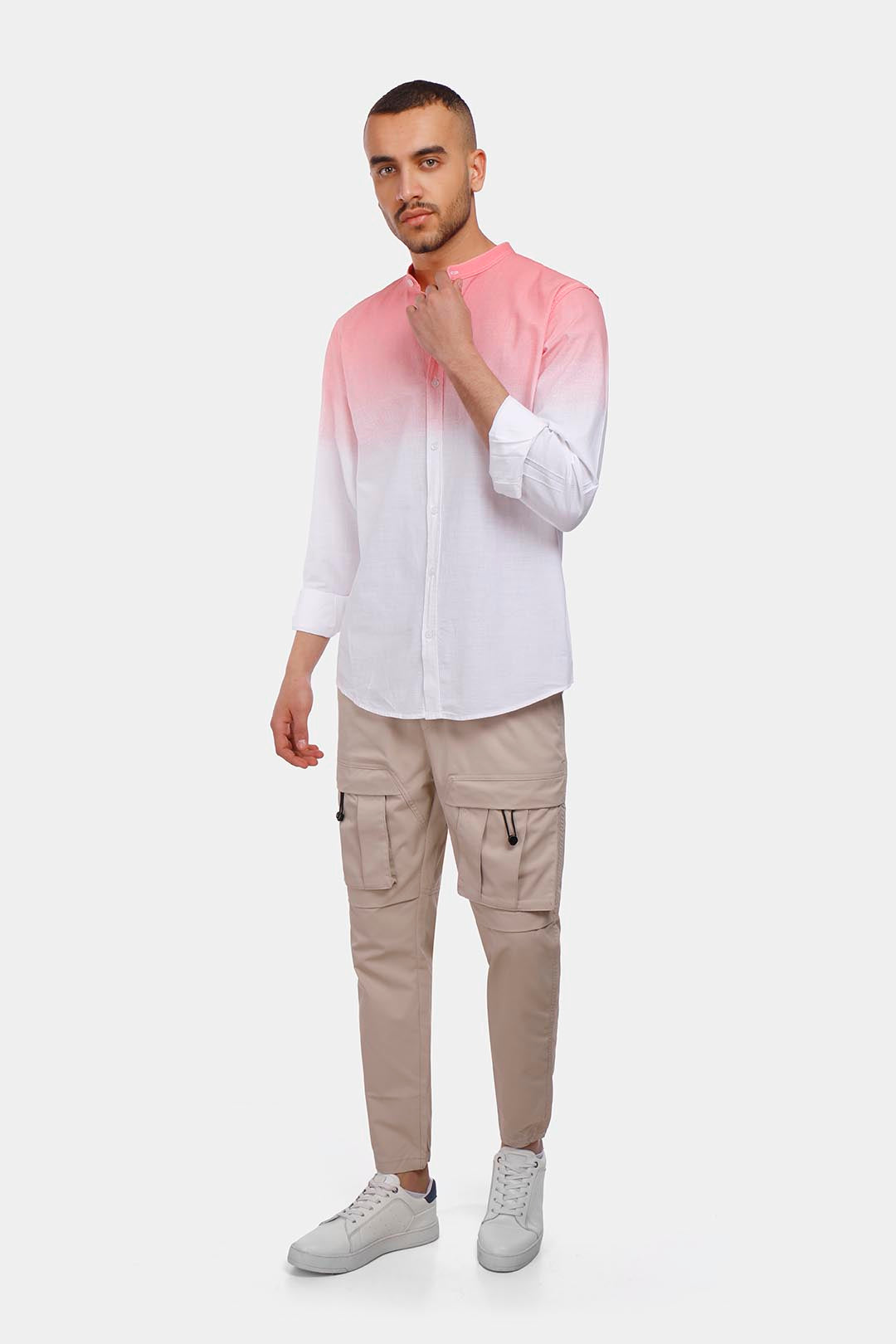 Cashmere Degrade Slim Fit Shirt