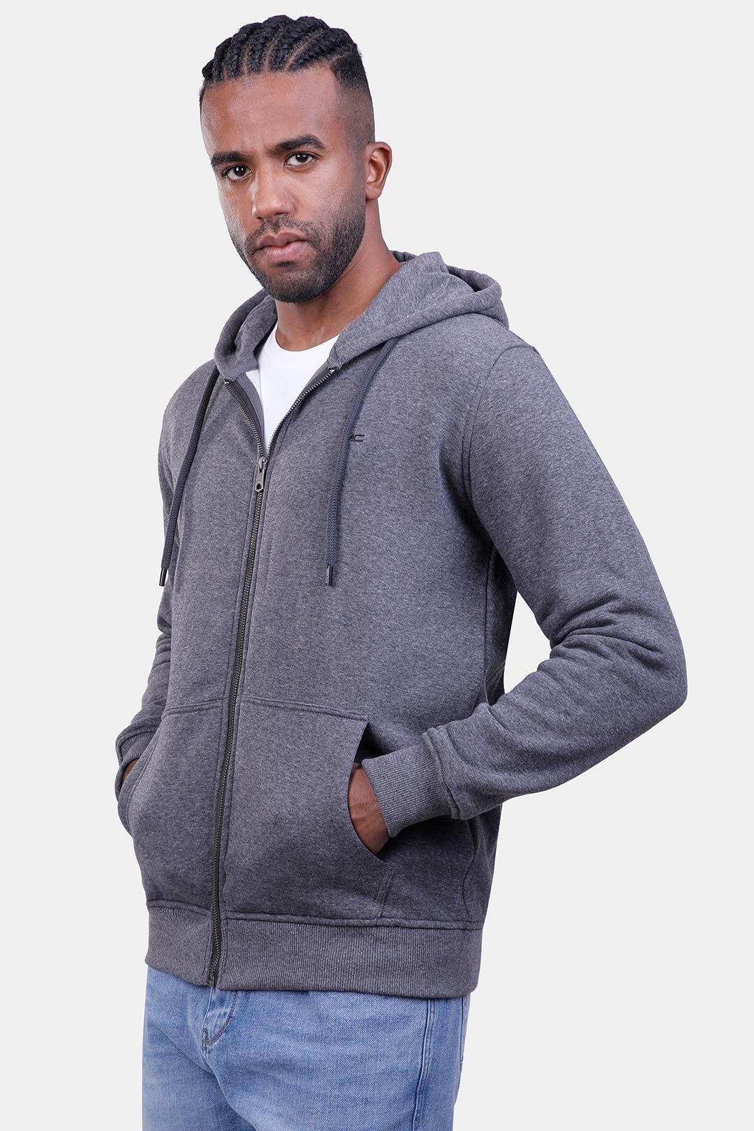 Full Zipper Hoodie Sweatshirt