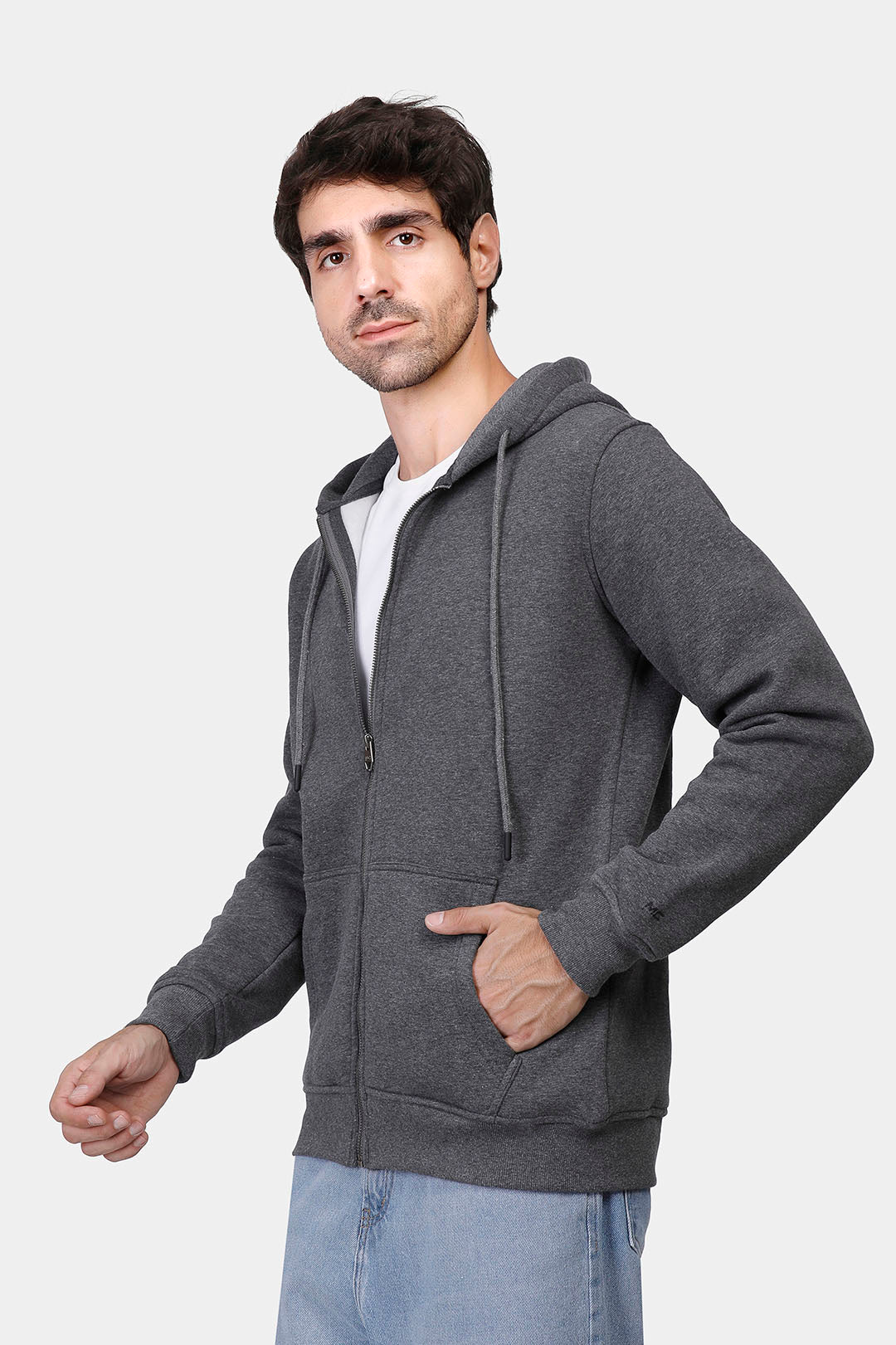 Full Zipper Hoodie Sweatshirt