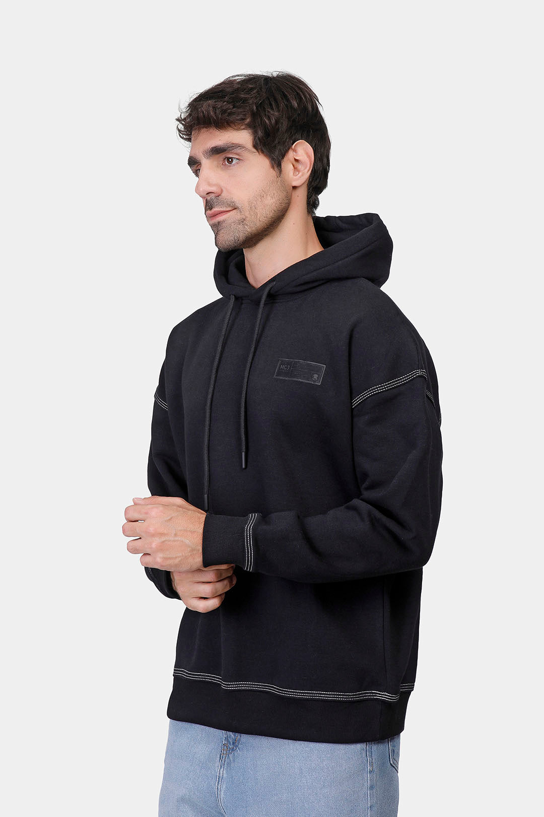 Boxy Fit Hoodie Sweatshirt