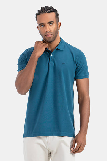 Petrol Basic Polo Shirt