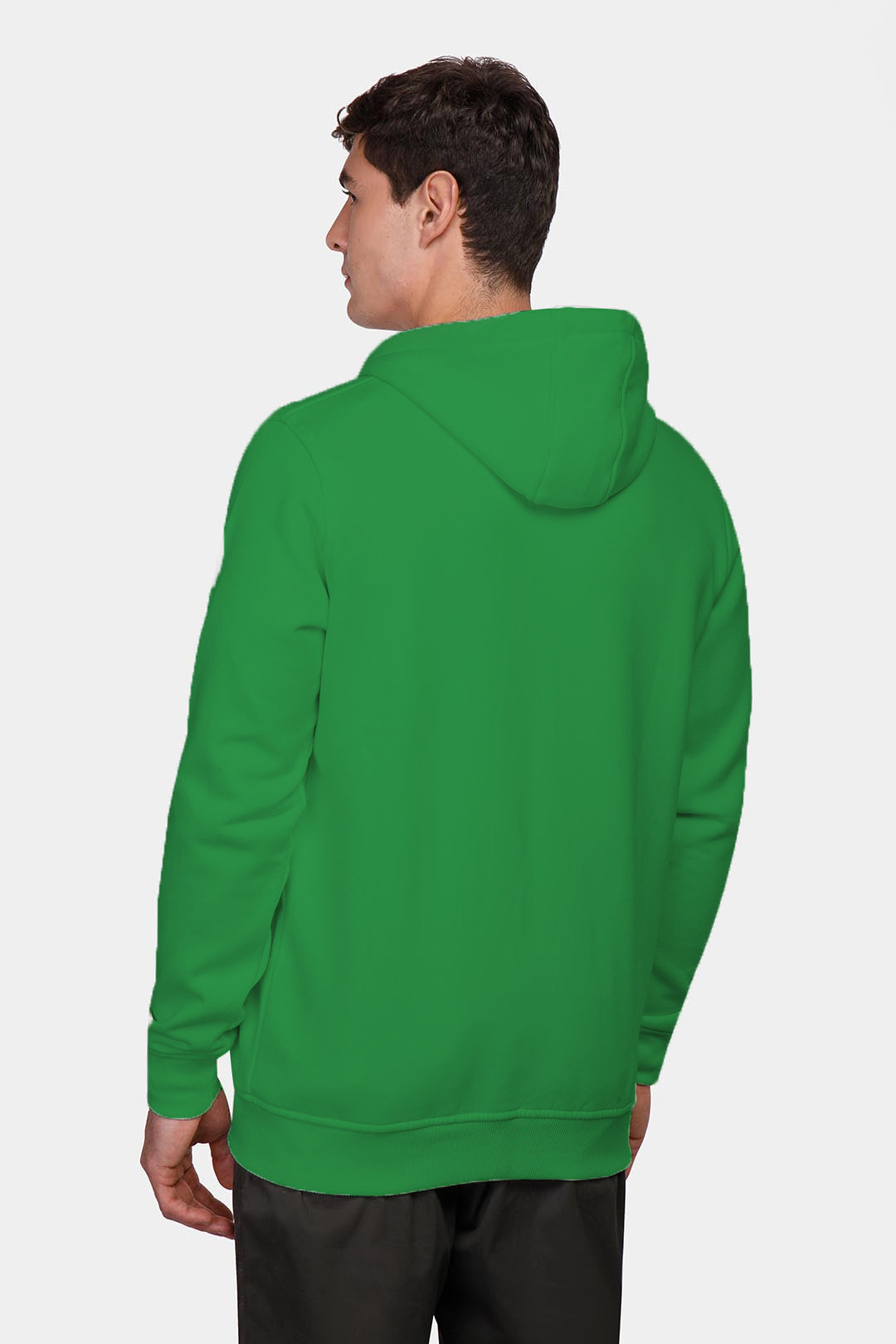 Green Zipper Hoodie Sweatshirt