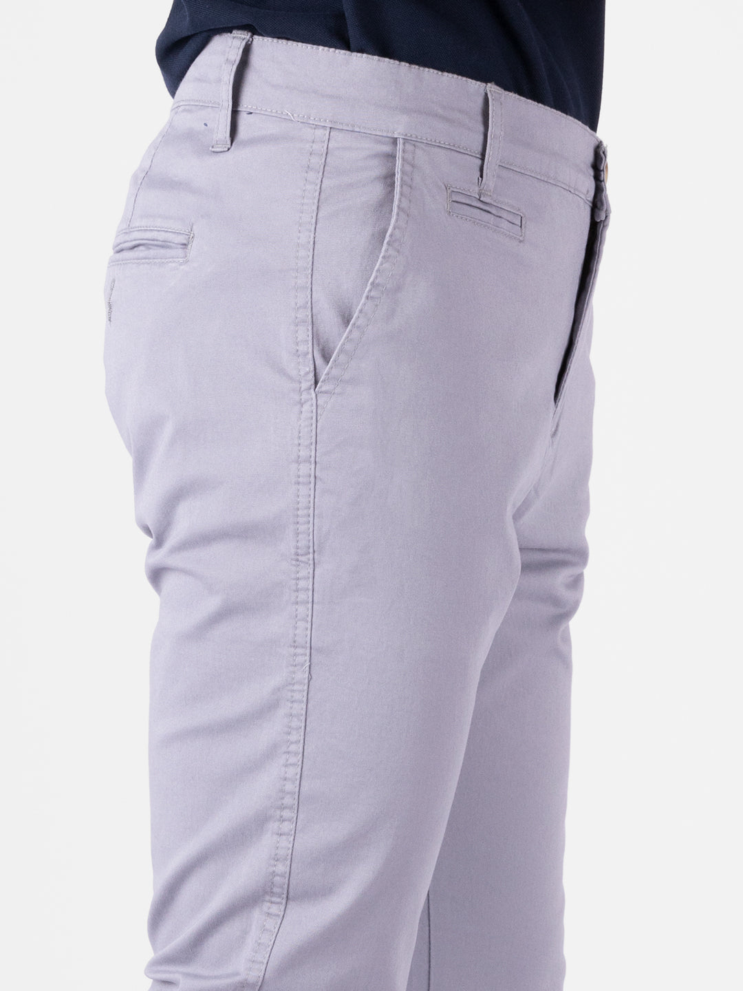 Silver Extra Slim Fit Chino Pants