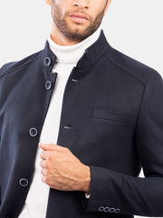 Navy Slim Fit Casual Blazer