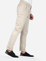 Beige  Slim Fit Chino Pants