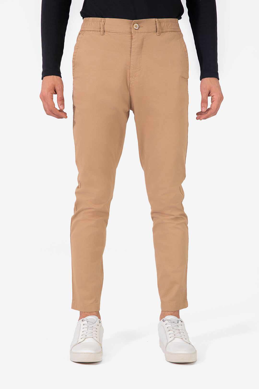 Camel Slim Fit Chino Pants