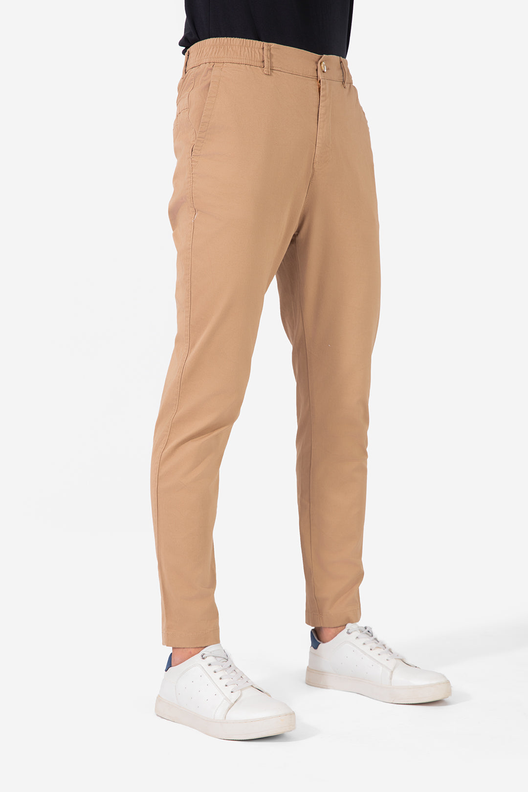 Camel Slim Fit Chino Pants