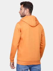 Mustard Zipper Hoodie Sweatshirt